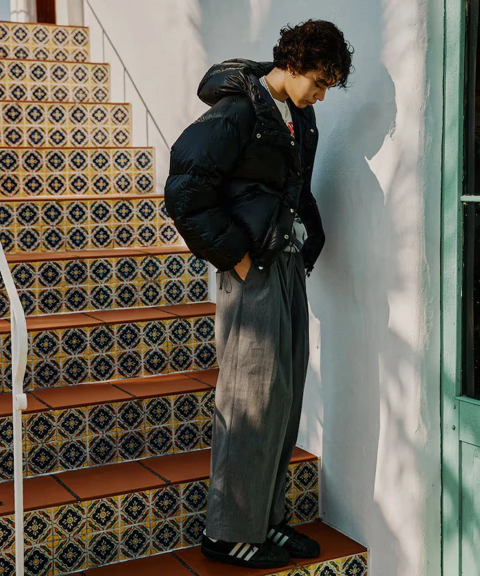 Tuck Wide Slacks Pants