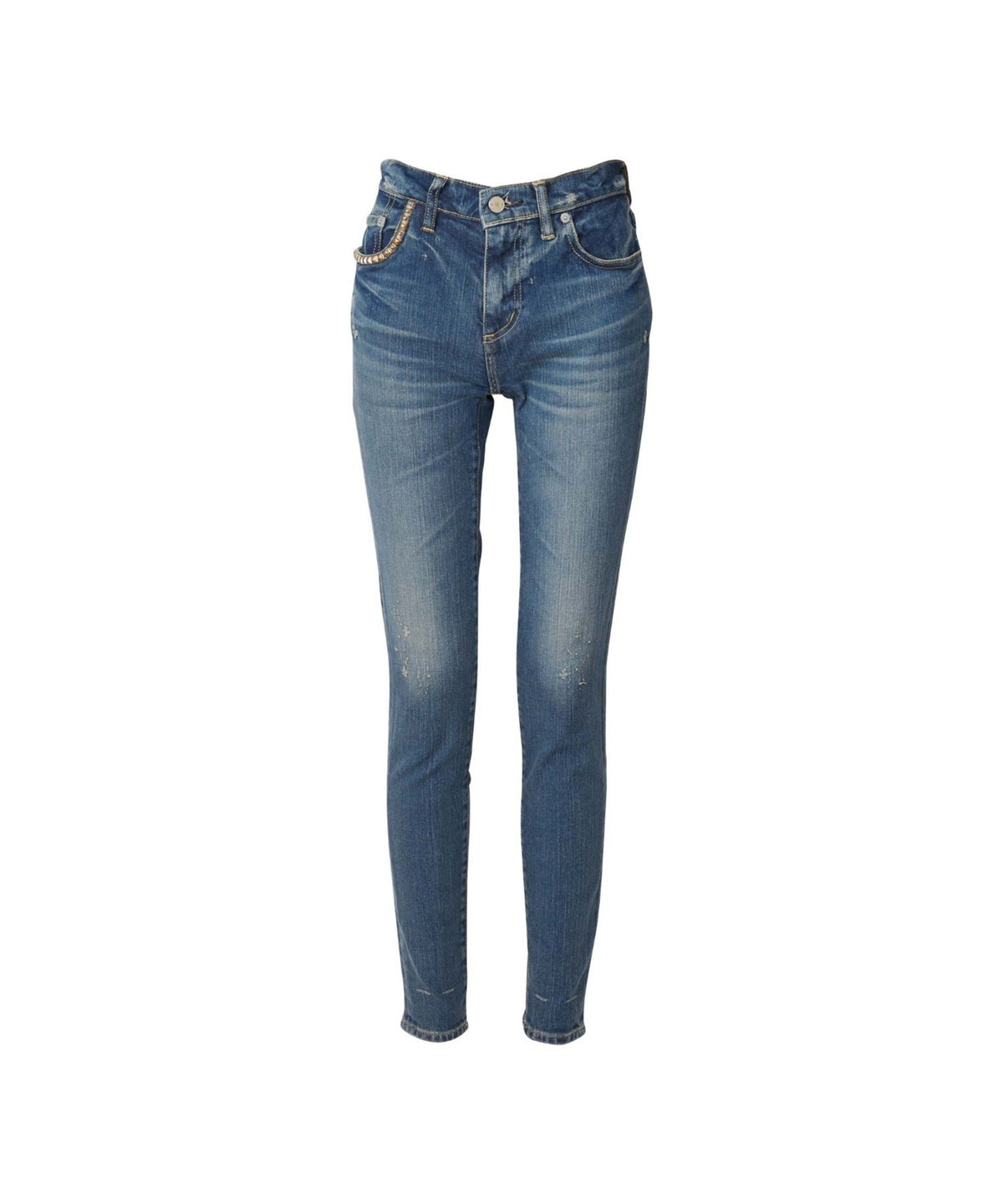 HYS SP Processing Skinny Denim Pants