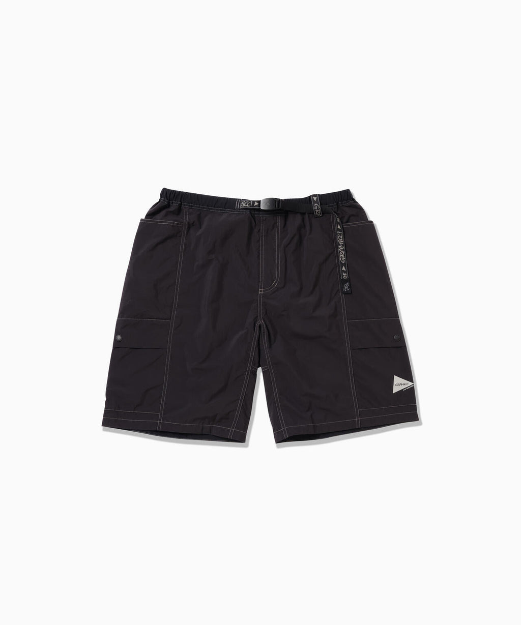 Gramicci × and wander  brushed nylon short pants