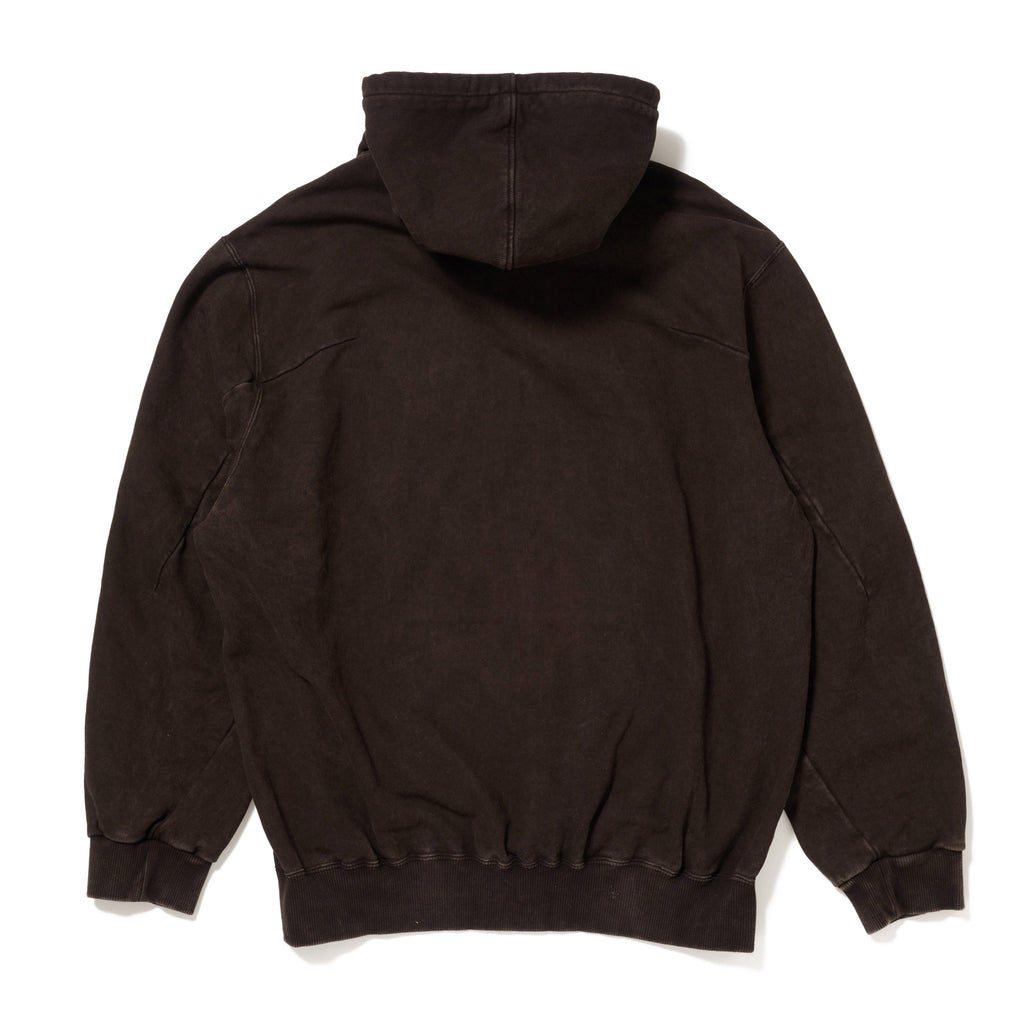 MUD-DYED HOODIE WITH SHFU