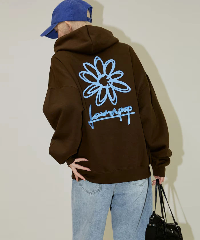 LOVE POP STUDIO FLOWER GRAPHIC HOODIE【Limited Edition】