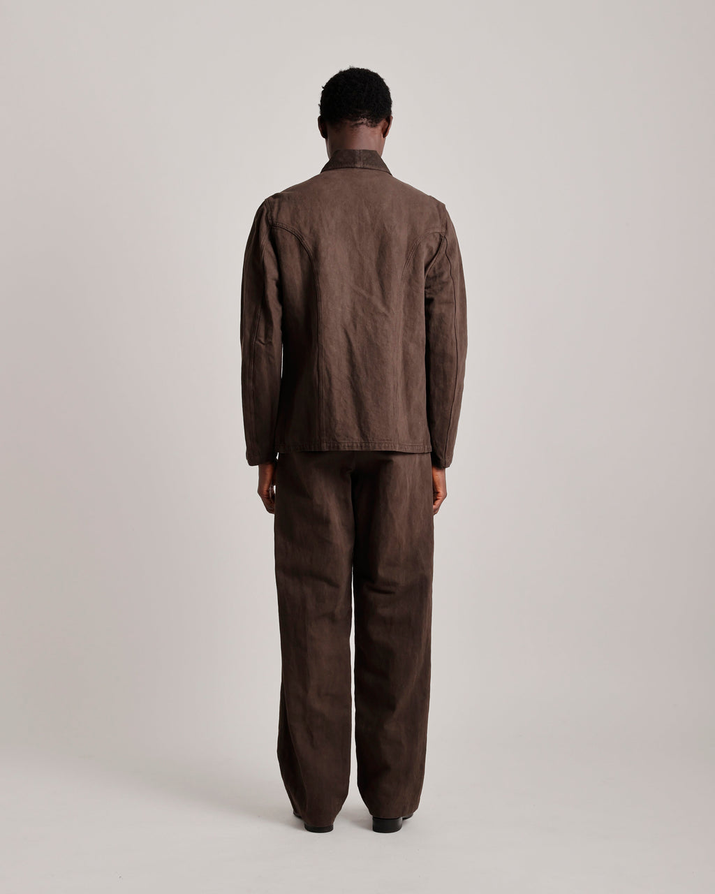 LOT.327 MODIFIED SHAWL COLLAR JACKET