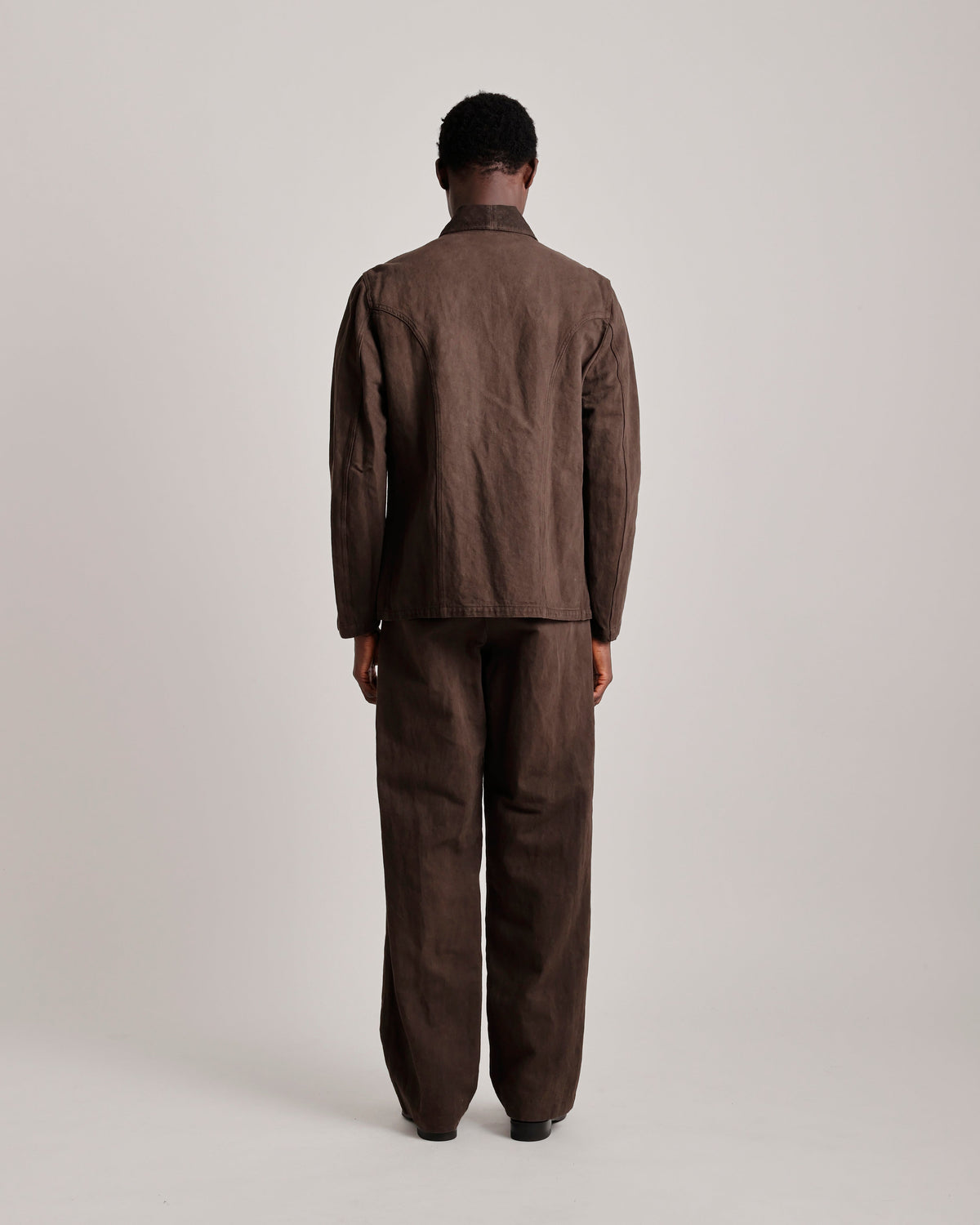 LOT.327 MODIFIED SHAWL COLLAR JACKET
