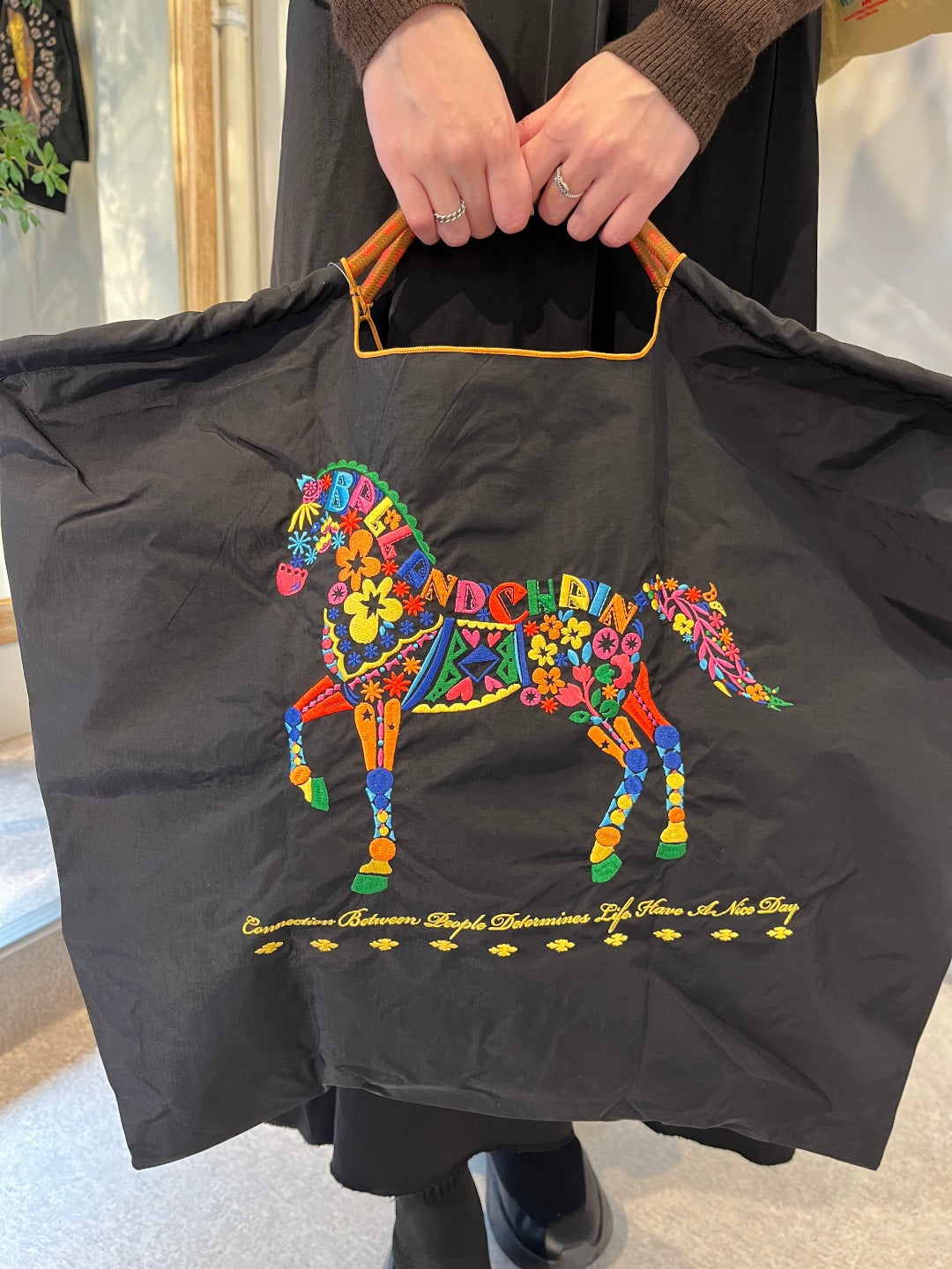 F.horse(f.ホース）l#01black 301135