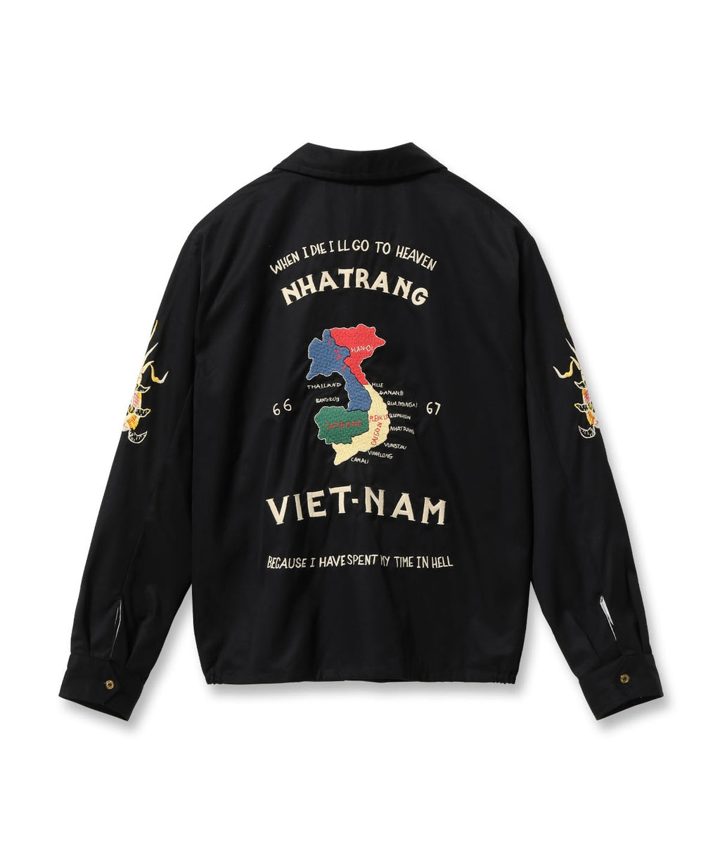 Mid 1960s Style Cotton Vietnam Jacket ���VIETNAM MAP���