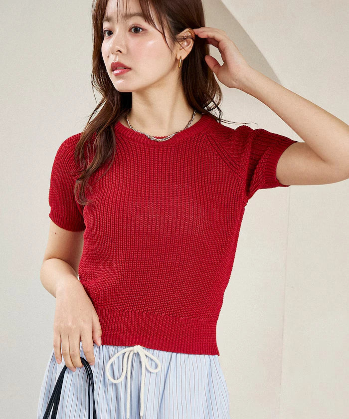 Compact Summer Knit with Purl Stitch - Limited Expansion