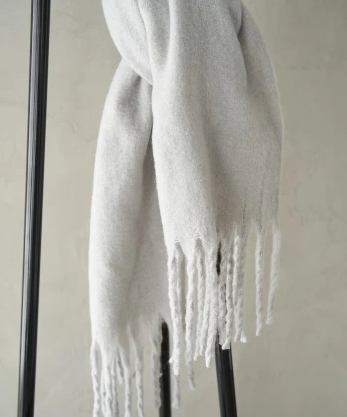 Volume Fringe Scarf