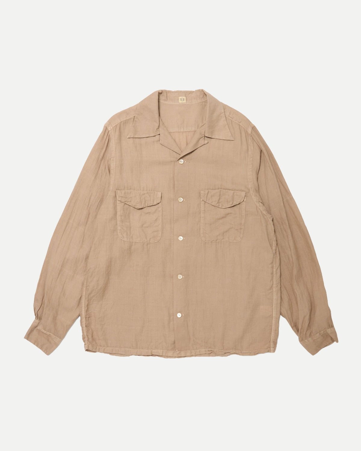 LOT.101 OPEN COLLAR SHIRT