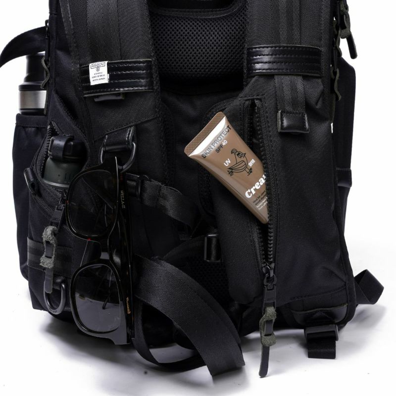 CORDURA DOBBY 305D ROUND ZIP BACK PACK sizeS