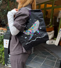 F.Whale(Flower Pattern Whale）M#01 BLACK-301054