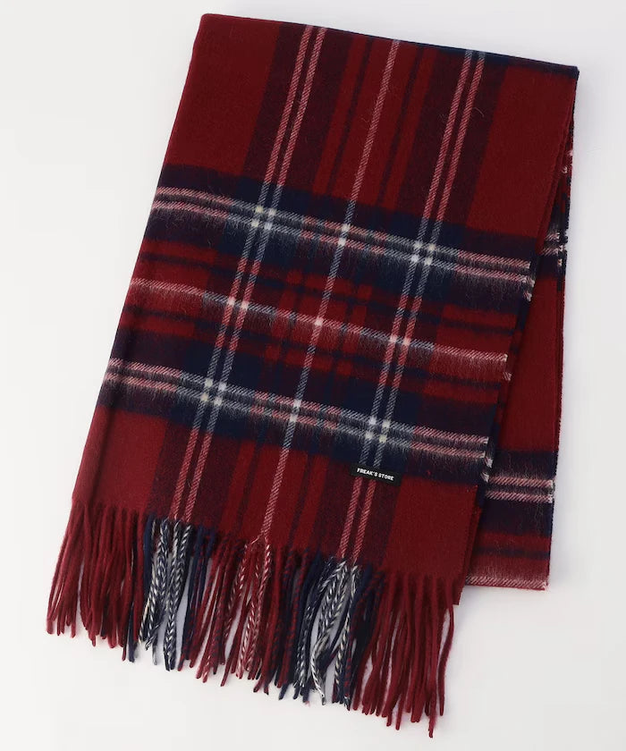 Wool Check Scarf