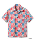 COTTON BROAD OPEN SHIRT “ANCHOR SQUARES”