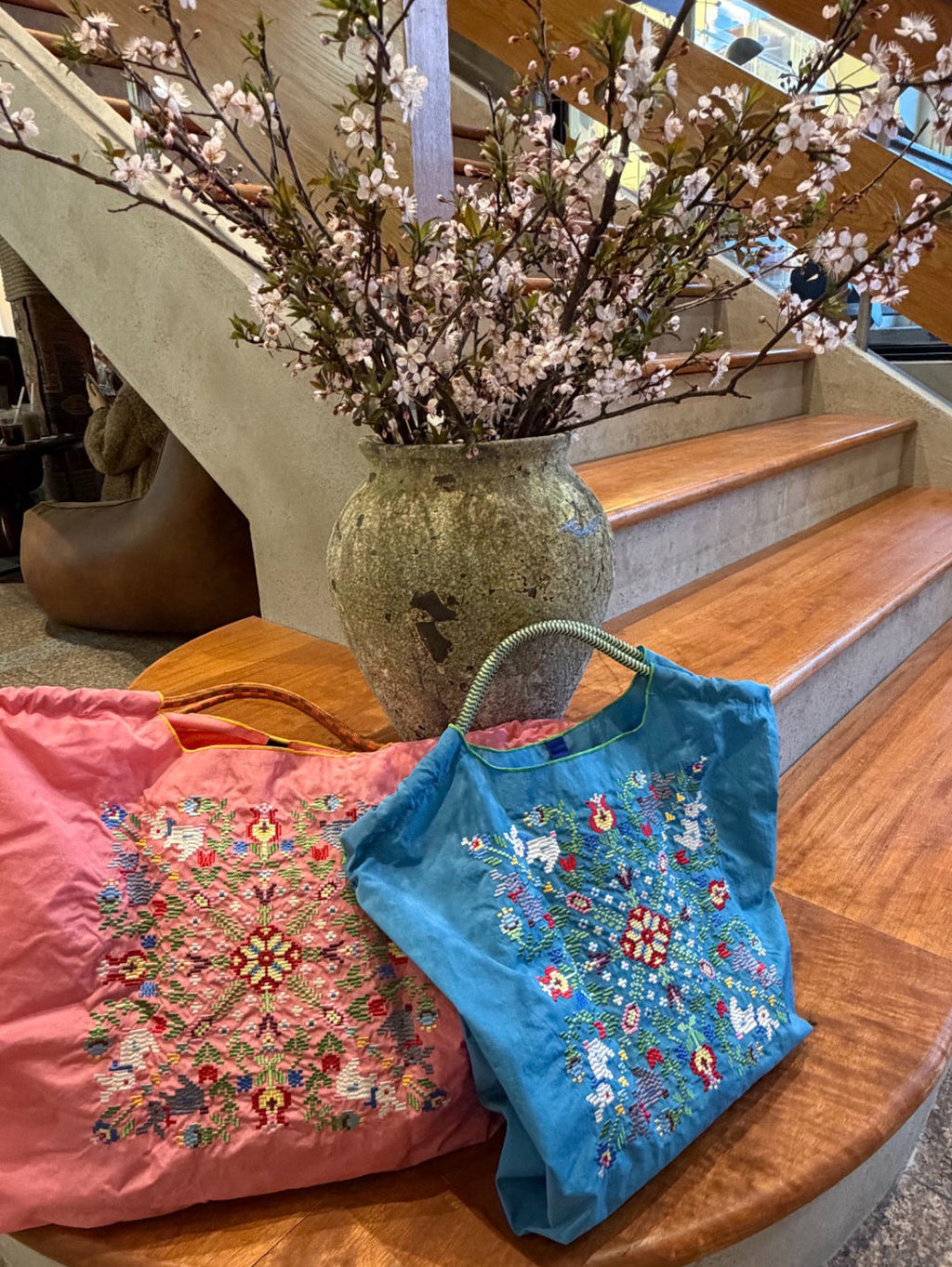 WITH FLOWER(Rabbit and Flower) L#88 TURQ-301174