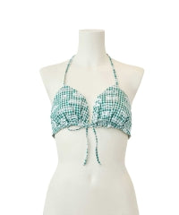 HG Racing Gingham Check Bra Top