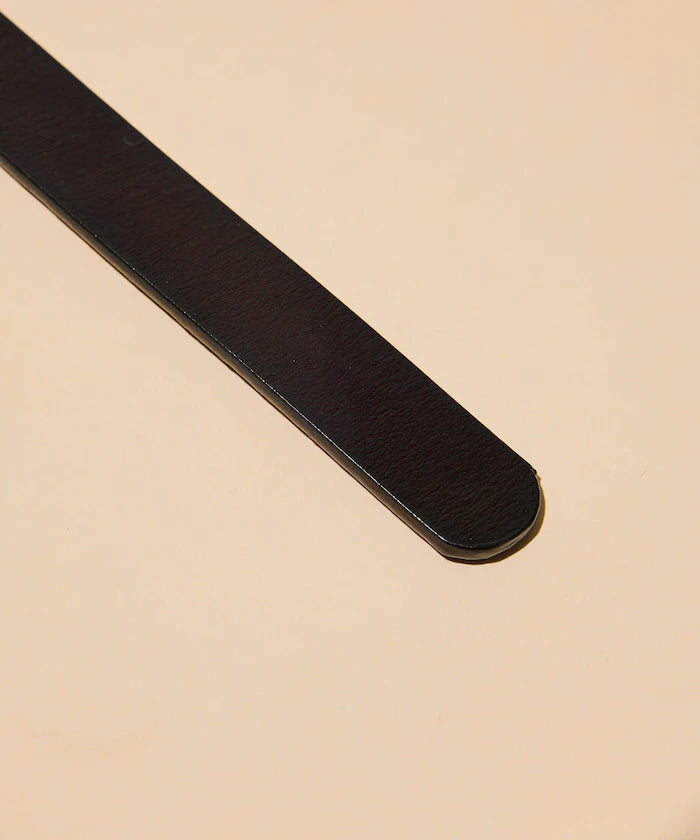 Cowhide Narrow Belt (Genuine Leather)