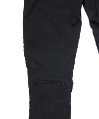 Box Logo Shirring Denim Pants