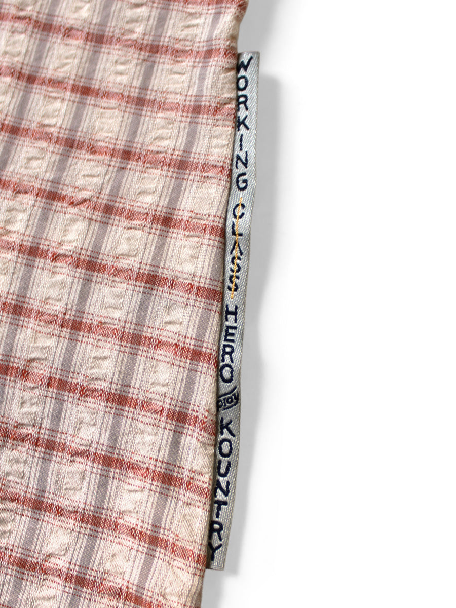Cotton Linen Soccer Check Love-ly Western Shirt
