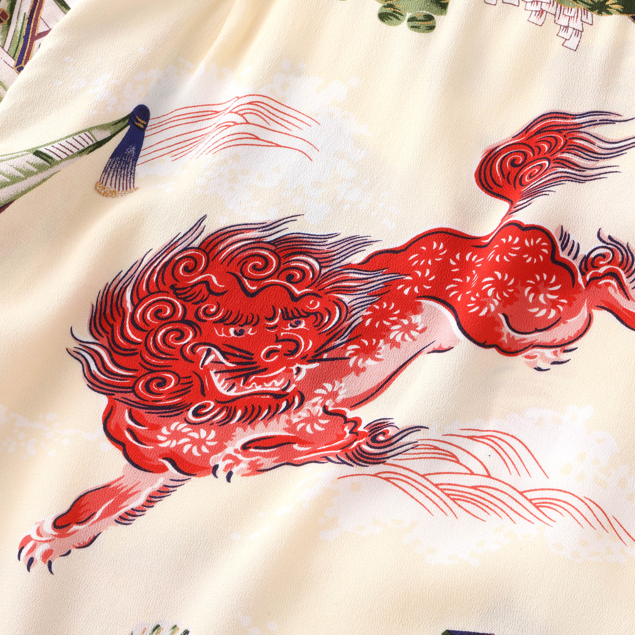 GL39346 / RAYON HAWAIIAN SHIRT “ORIENTAL FESTIVAL”