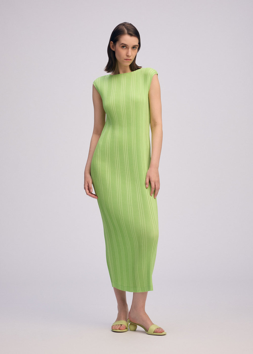 Linen Like Rib Pleats