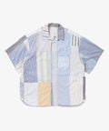 overshirt short sleeve stripe three