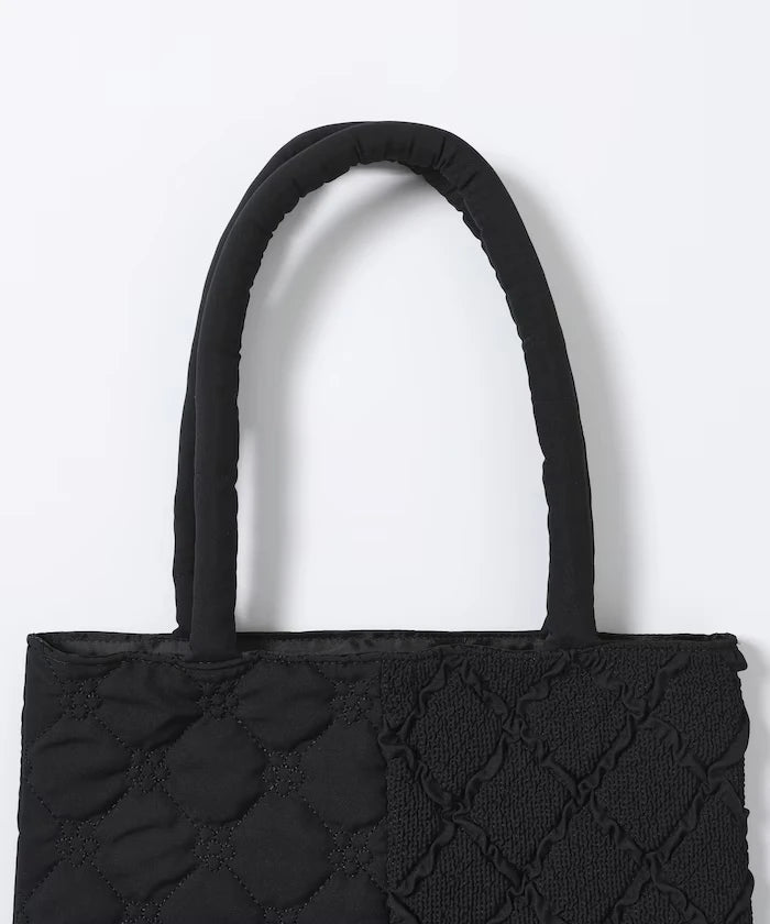 Flower Quilt Patchwork Tote Bag