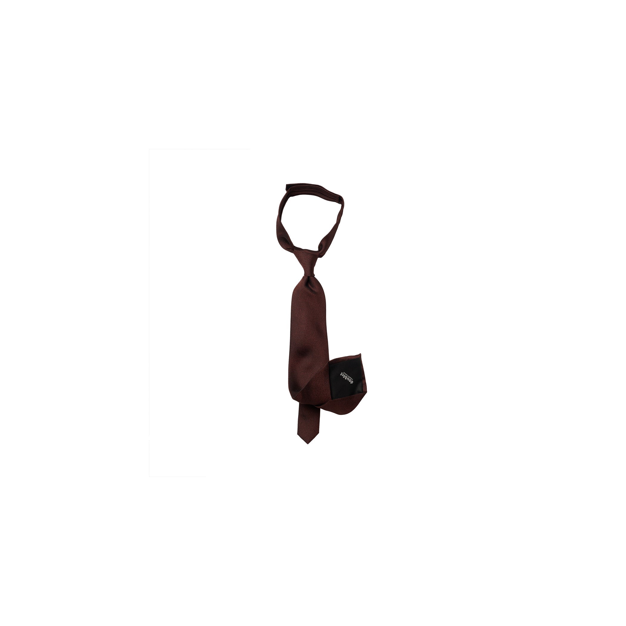 SHAPE MEMORY SHIJIRA TIE：BROWN