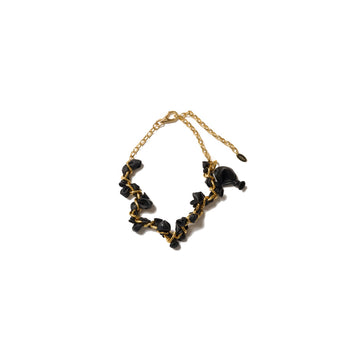 BALLOON CHAIN NECKLACE : GOLD