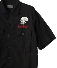 Snake & Skull Embroidery Utility Shirt