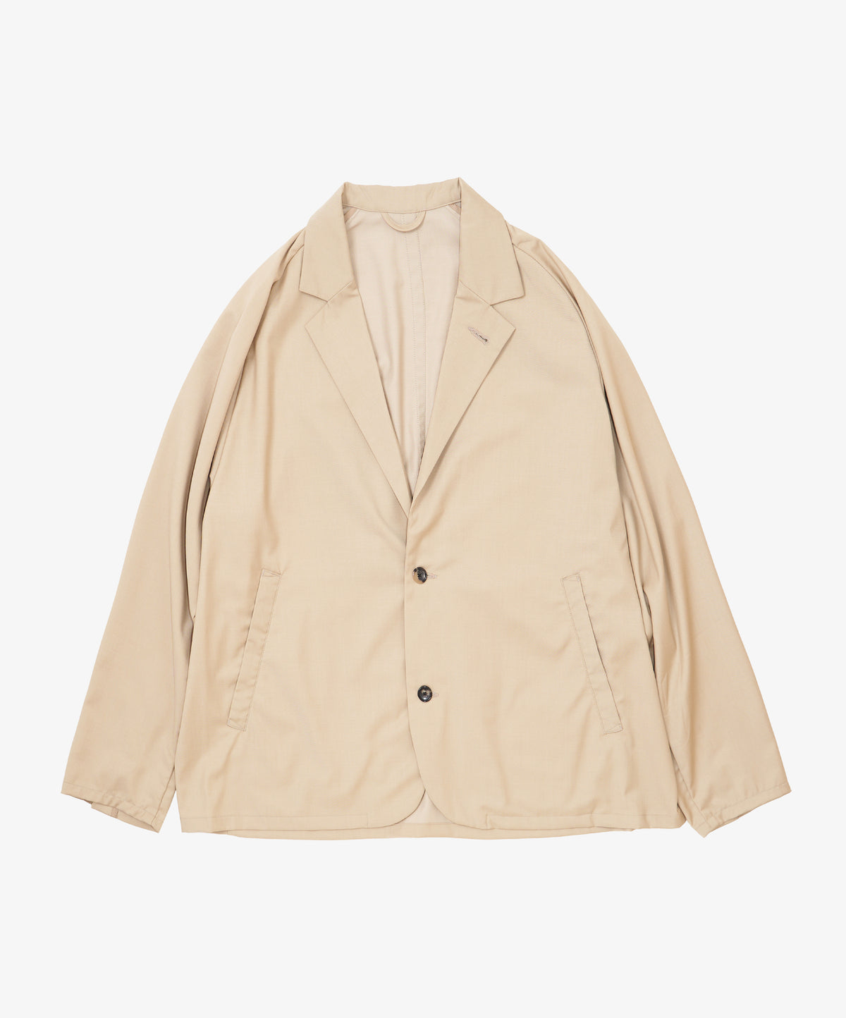veste two button beige twill
