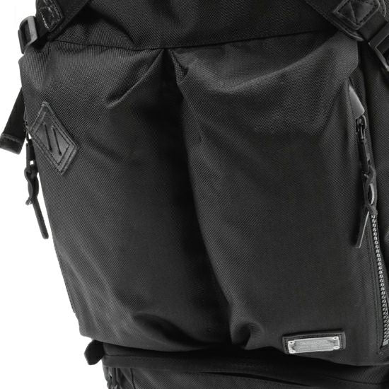 EXCLUSIVE BALLISTIC NYLON 2POCKET BACK PACK /BLACK