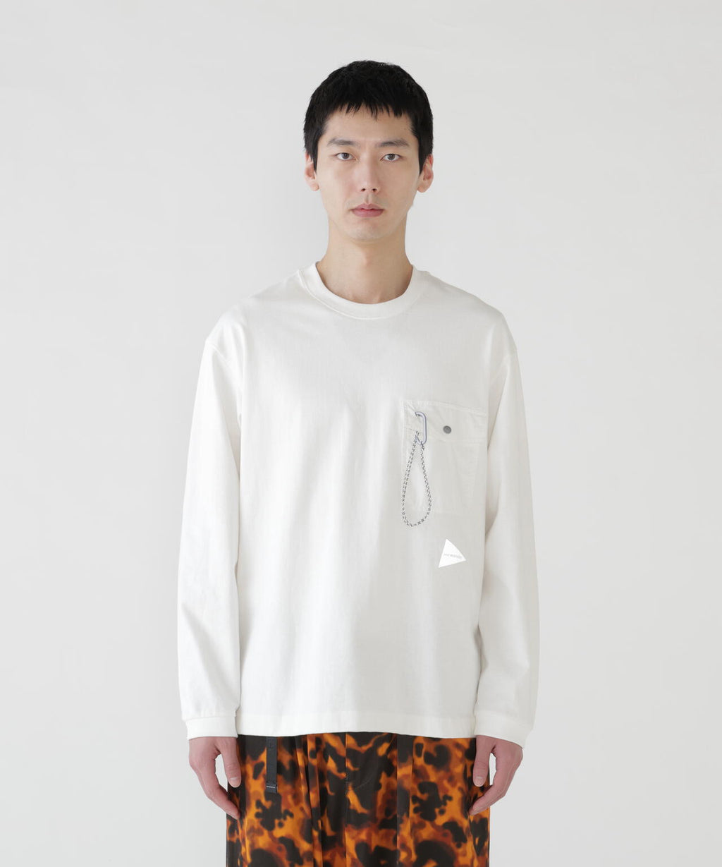 heavy cotton pocket LS T