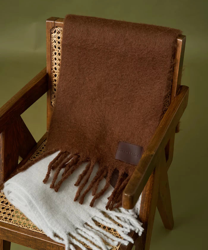 Volume Fringe Scarf
