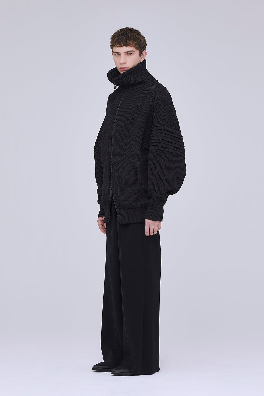 LOW GAUGE HIGHNECK ZIP BLOUSON