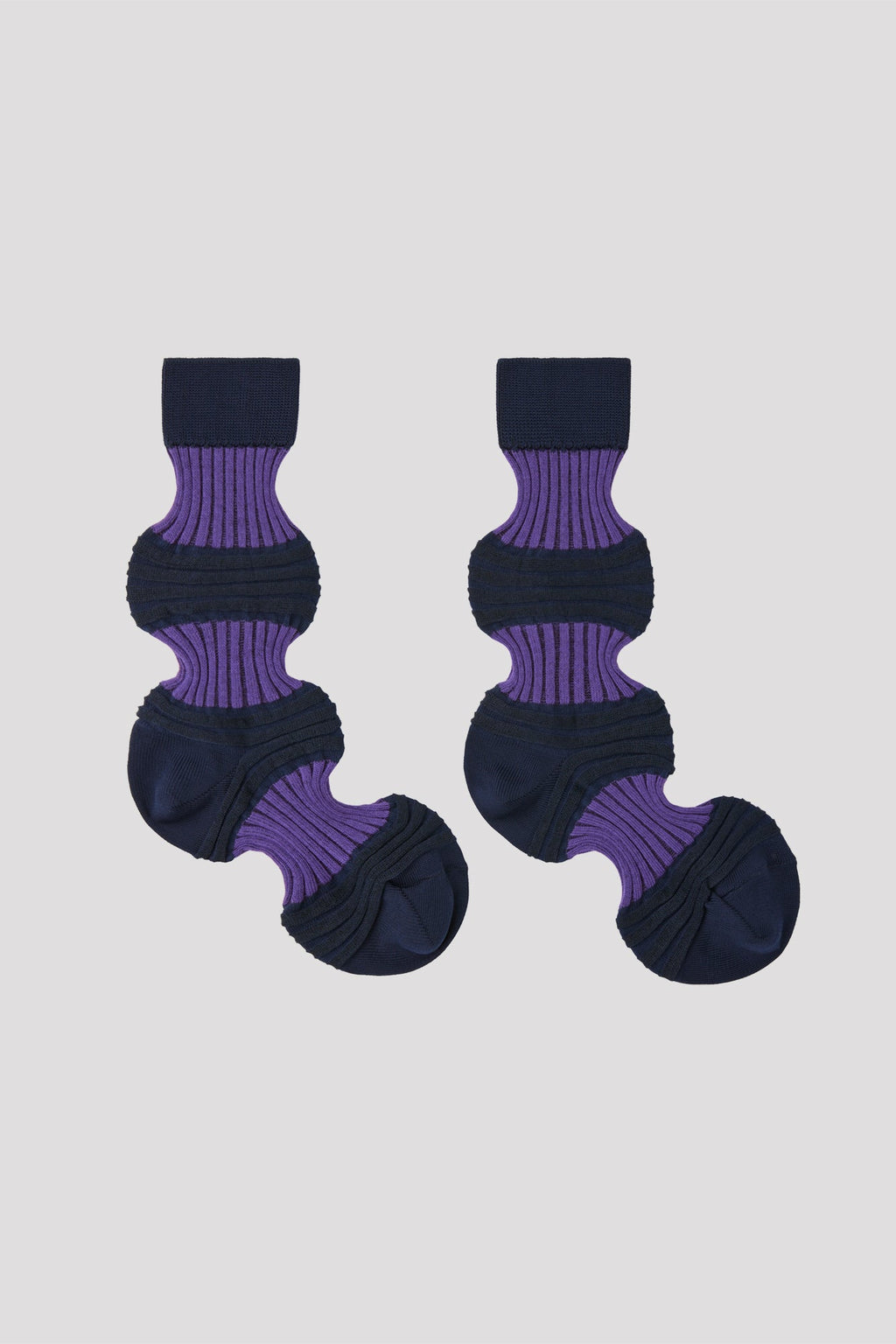 GARTER RIB SOCKS