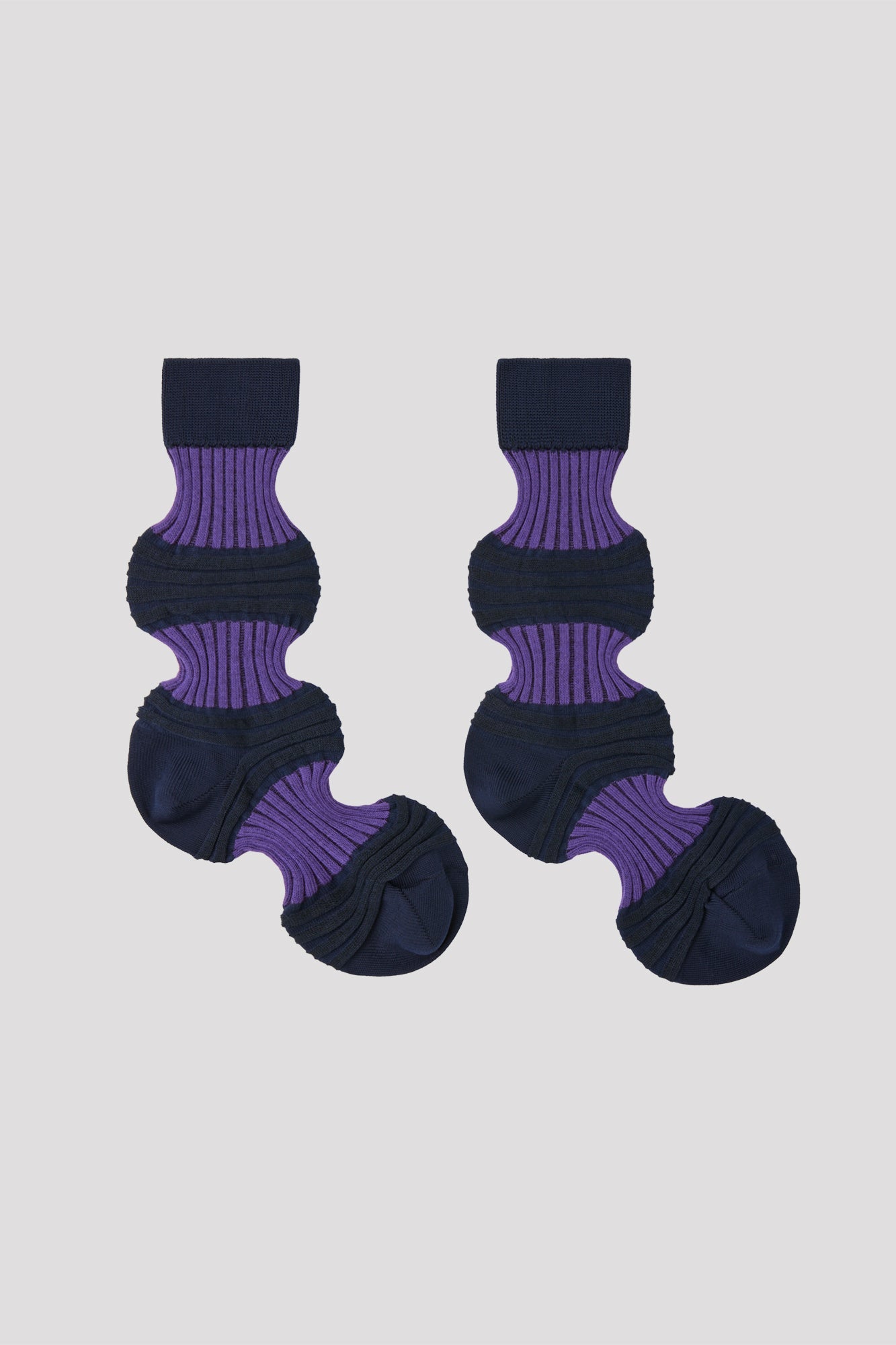 GARTER RIB SOCKS
