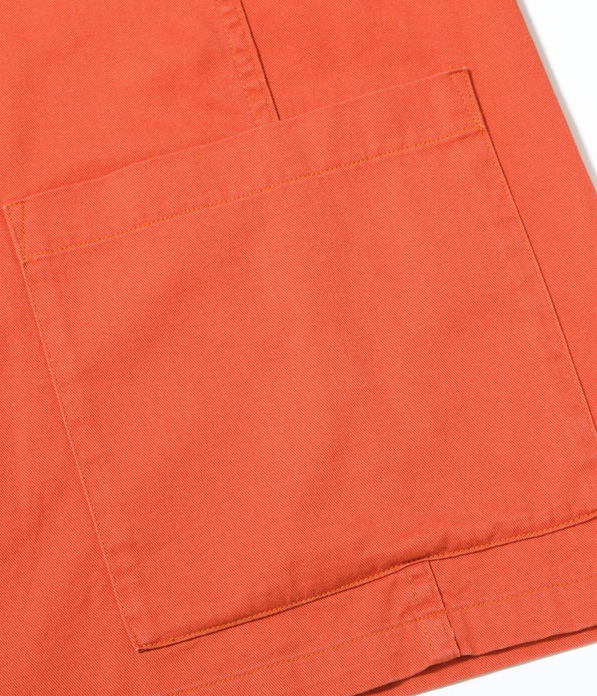 MODUCT COTTON TWILL SCRAB SHIRT with STENCIL PRINT AGING MODEL