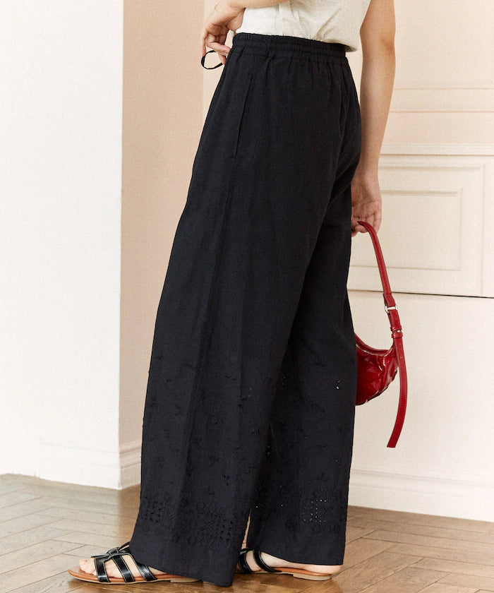 India Embroidered Easy Pants Limited Edition