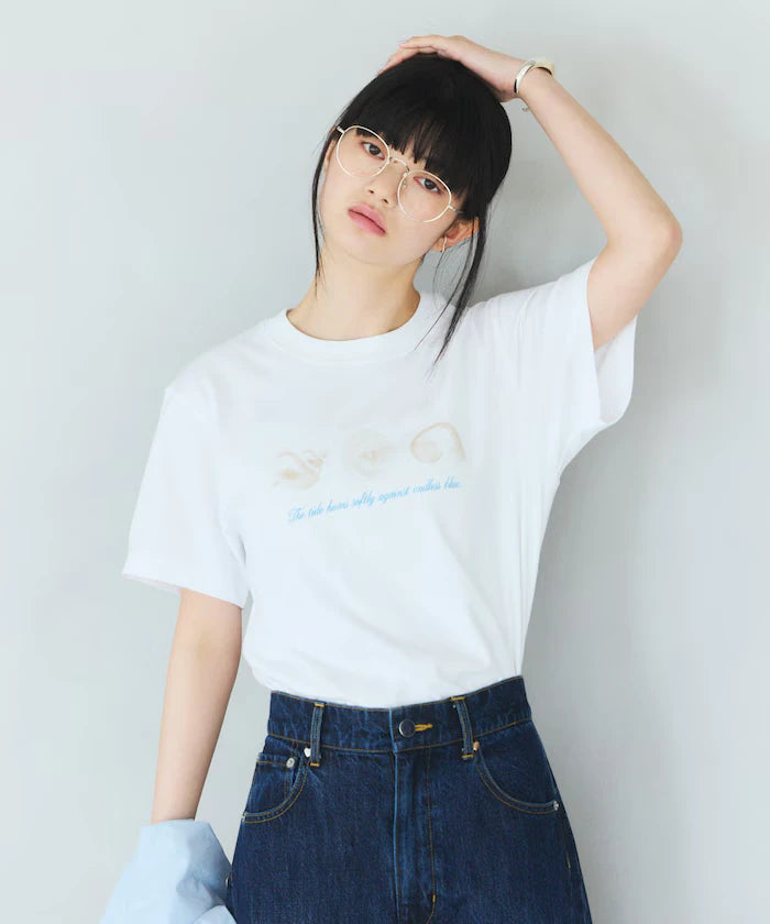 Comfortable Shell Print Crew Neck T-Shirt
