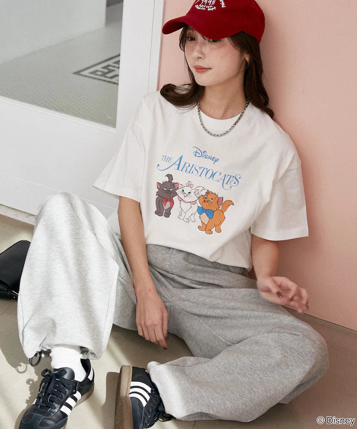 Disney Marie/Disney Marie/Print T-Shirt Limited Edition