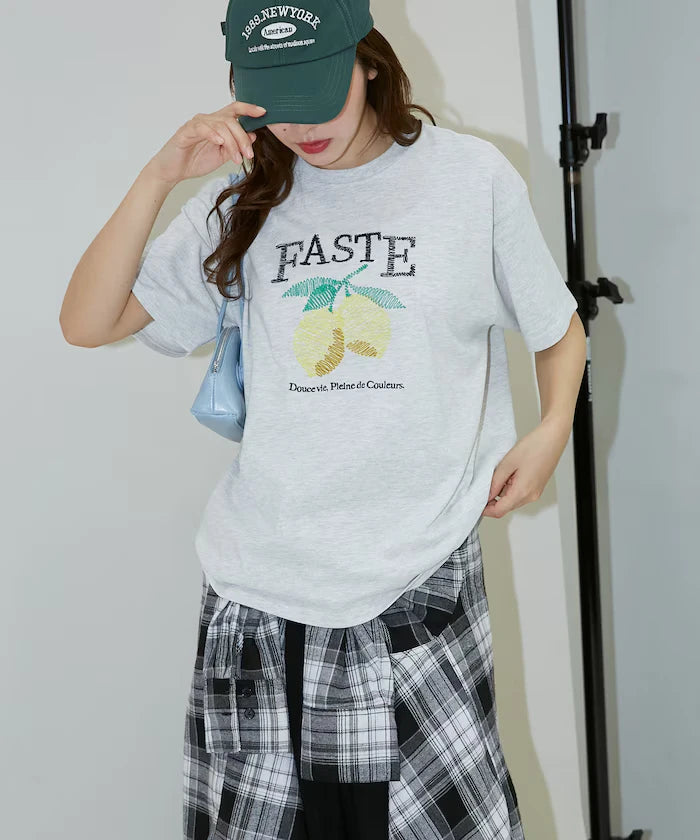 Lemon Embroidery T-shirt Limited Edition