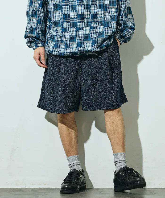 Summer Tweed Easy Wide Shorts / Compatible with Setup