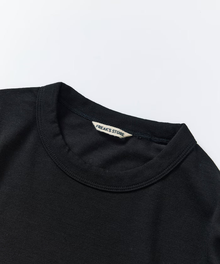 SUPER MERINO WOOL×INKEEP Crew Neck Long Sleeve T-Shirt