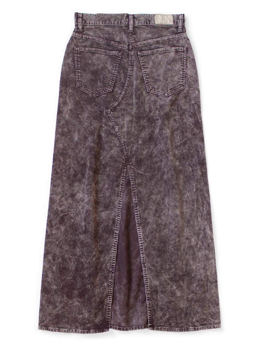 14W Corduroy Pencil Skirt (Dirty Dyed)