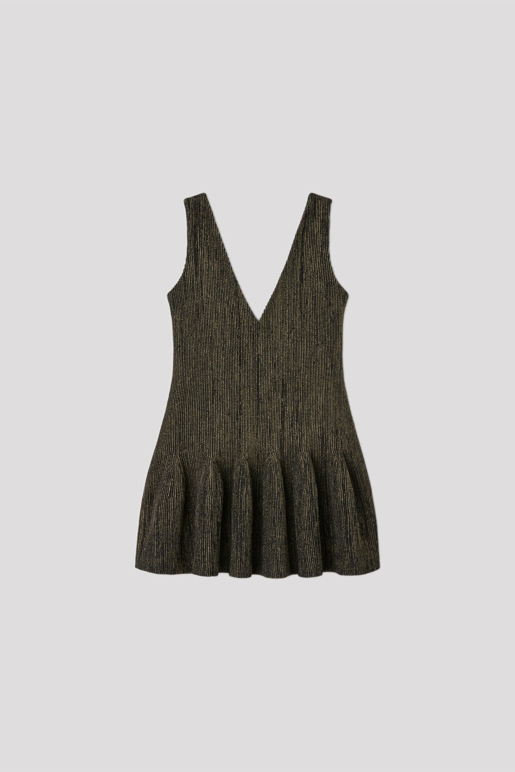 HYPHA V-NECK SLEEVELESS DRESS
