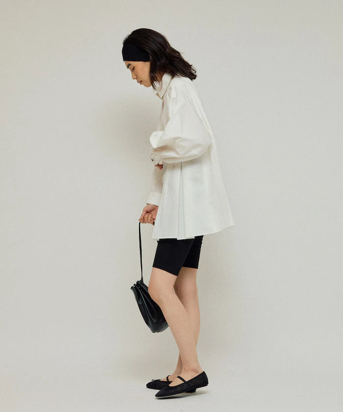 Box Stack Balloon Sleeve Long Sleeve Shirt