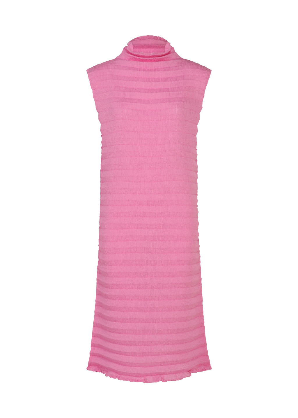 Accordion See-Through Crepe