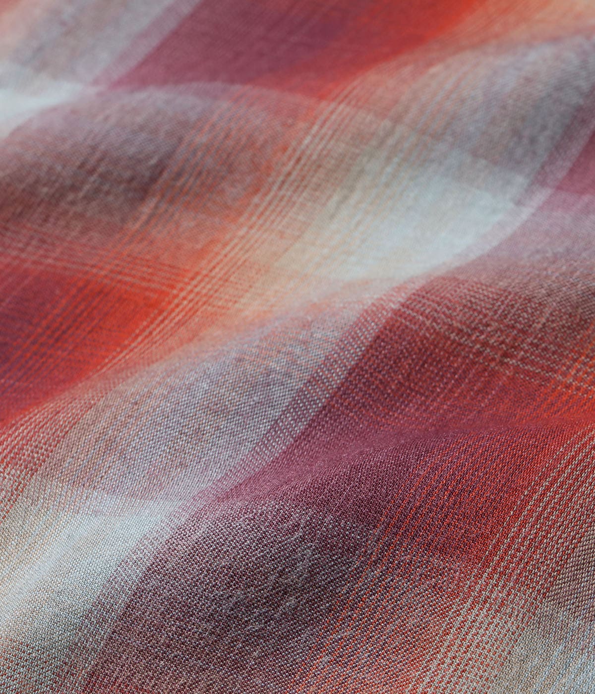 Rayon Twill Check Work Shirt
