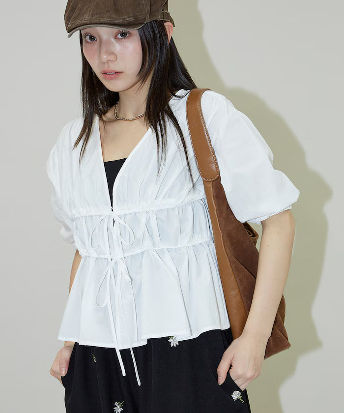 2WAY Shirring Blouse Limited Edition