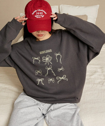 Ribbon Embroidery Crew Sweat Limited Edition