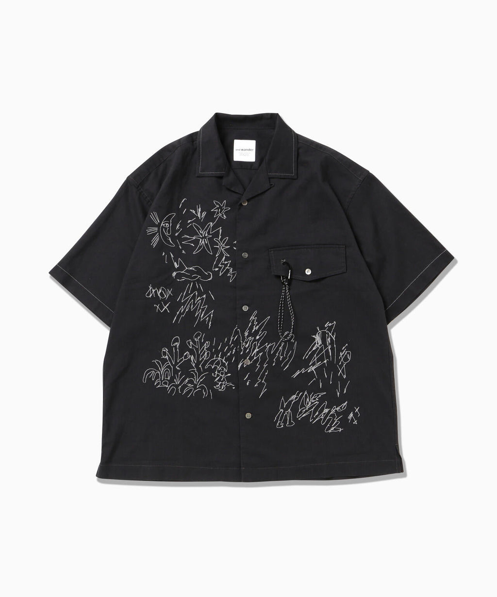 reflective embroidery shirt
